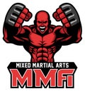 MMA fighter mascot
