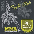 MMA Labels - Vector Mixed Martial Arts Design