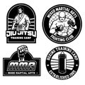 Mma training camp badge design