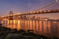 Mmanhattan bridge Royalty Free Stock Photo