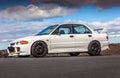 MMC Lancer Evo II Royalty Free Stock Photo