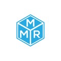 MMR letter logo design on black background. MMR creative initials letter logo concept. MMR letter design