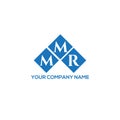 MMR letter logo design on WHITE background. MMR creative initials letter logo concept. MMR letter design