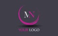 MN M N Letter Logo Design