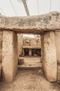 Mnajdra megalithic temple in Malta