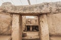 Mnajdra megalithic temple in Malta