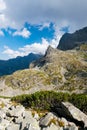 Mnich peak in the High Tatra near Morskie Oko