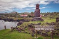 Moai in the Ahu Mata Ote Vaikava, Hanga Roa, Easter Island, Chile