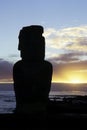 Moai- Easter Island, Chile Royalty Free Stock Photo