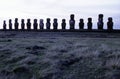 Moai- Easter Island, Chile Royalty Free Stock Photo