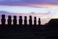 Moai- Easter Island, Chile Royalty Free Stock Photo
