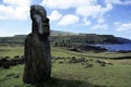 Moai- Easter Island, Chile Royalty Free Stock Photo