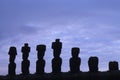 Moai- Easter Island, Chile Royalty Free Stock Photo