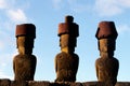 Moai- Easter Island, Chile Royalty Free Stock Photo