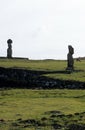 Moai- Easter Island, Chile Royalty Free Stock Photo