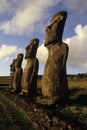 Moai- Easter Island, Chile Royalty Free Stock Photo