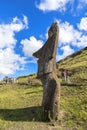 Moai Statue in Easter Island, Chile Royalty Free Stock Photo