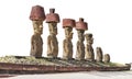 Moai Statues Royalty Free Stock Photo
