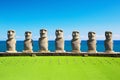 Moai statues in Nichinan, Miyazaki, Japan