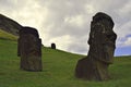 Moai statues at Rano Raraku, Easter Island
