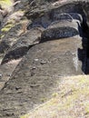 Moai under construction, Easter Island, Rapa Nui, Chile