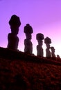 Moais- Easter Island Royalty Free Stock Photo