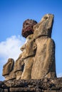 Moais statues, ahu Tongariki, easter island