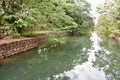 Moat around rock fortress at Sigiriya