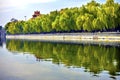 Moat Arrow Watch Tower Gugong Forbidden City Palace Beijing Chin Royalty Free Stock Photo