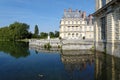 Moat of the chateau de Fontainebleau Royalty Free Stock Photo