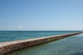 Moat at Fort Jefferson Royalty Free Stock Photo