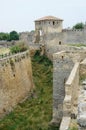 Moat and Kiliya gate of medieval turkish fortress,Ukraine