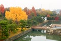 Moat at Nijo Castle Royalty Free Stock Photo