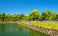 Moat of Nijo Castle in Kyoto Royalty Free Stock Photo