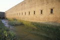 Moat surrounding Fort Jackson in Savannah, GA