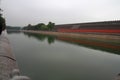 The moat and wall of the Forbidden City beijing Royalty Free Stock Photo