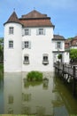 Moated Castle Bottmingen - Wasserschloss Bottmingen Royalty Free Stock Photo