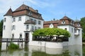 Moated Castle Bottmingen - Wasserschloss Bottmingen Royalty Free Stock Photo