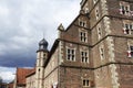 Moated castle Raesfeld Germany - Sun and clouds