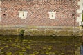 Moated castle Raesfeld Germany - Wall and moat