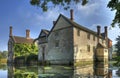 Moated house, Warwickshire Royalty Free Stock Photo