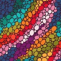 Polka Dot Color Seamless Pattern Royalty Free Stock Photo