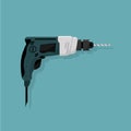 Design of a manual electric drill, a work tool