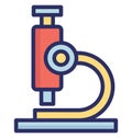 Microscope Isolated Vector icon that can easily modify or edit Royalty Free Stock Photo
