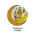 Ramadan kareem arabic muslim islamic islam religion celebration mubarak greeting