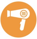 Blow dryer Isolated Vector Icon which can easily modify or edit