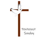 Pentecost Sunday Special card design for print