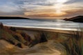 Sunlight over Dunes, Crantock Beach, Cornwall