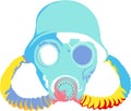 Nuclear mask colorful