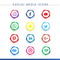 Simple Set of Social Media Icon